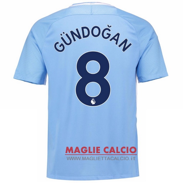 maglietta manchester city 2017-2018 gundogan 8 prima